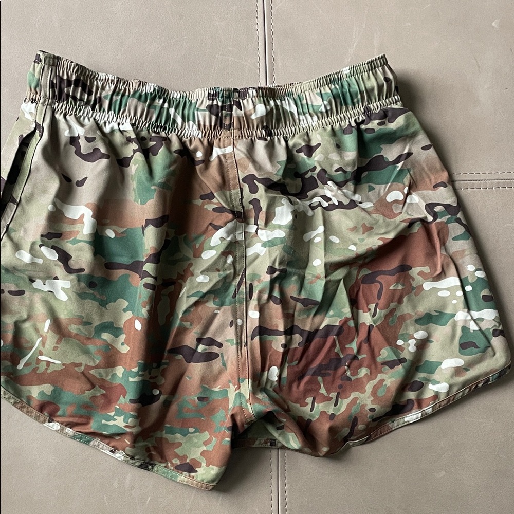 NOZ Women's Camo Athletic Shorts - Picture 2 of 3